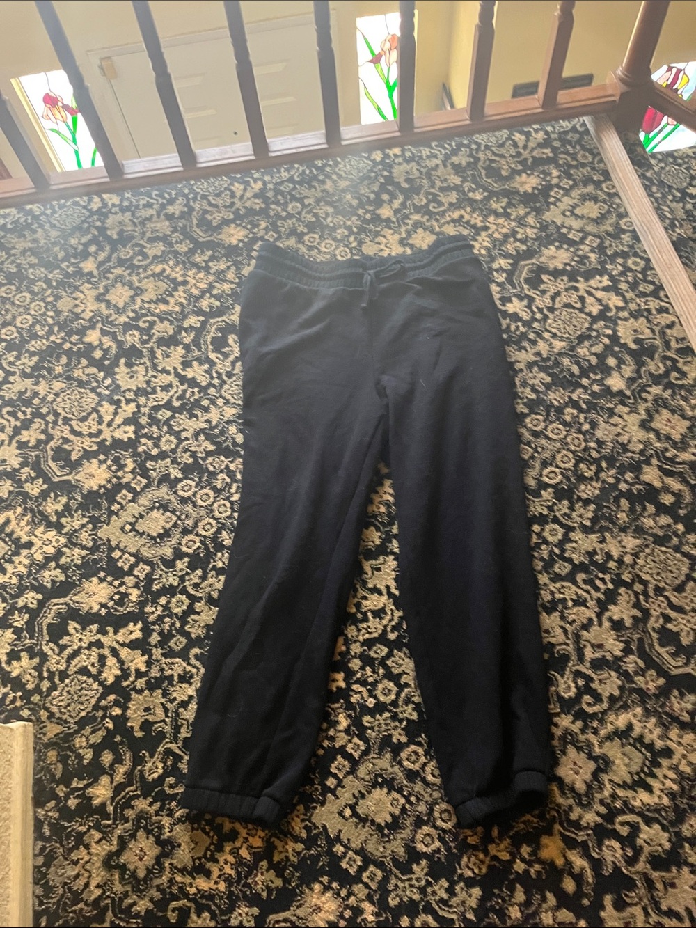 wild fable Black Ribbed Jogger Pants